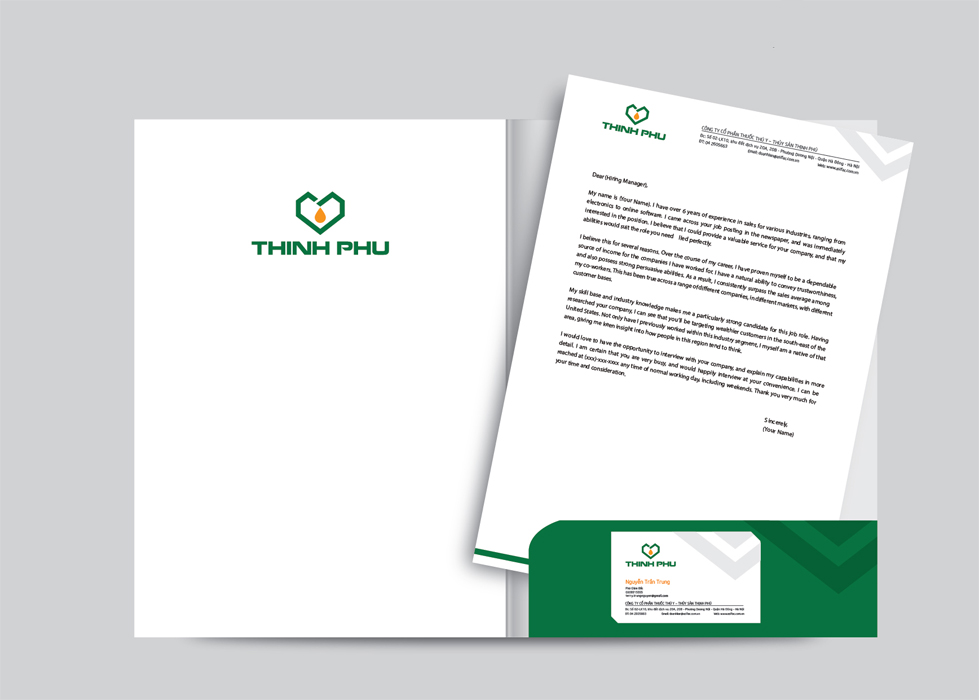Thiết kế logo và hệ thống nhận diện cho doanh nghiệp lĩnh vực dược phẩm thú y Thịnh Phú tại Hà Nội